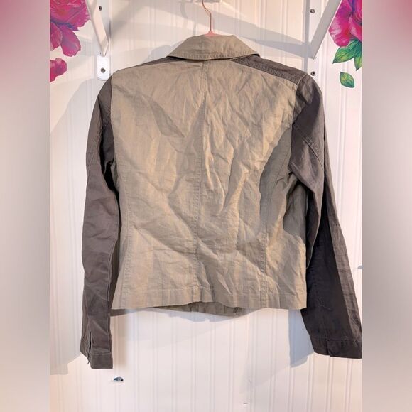 Eileen Fisher Green Utility Jacket Versatile Style Sz XS - Picture 5 of 6